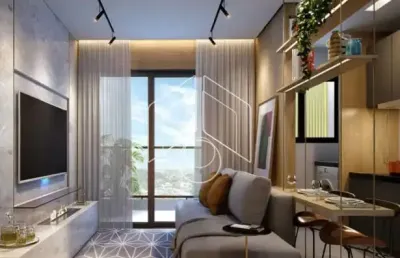 Apartamento com 1 quarto à venda na Rua Orlando Riguetti, Térreo, 90387, Fragata, Marília