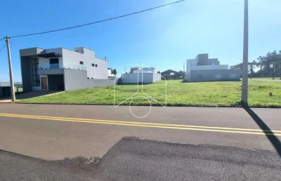 Terreno em condomínio fechado à venda na Avenida Brigadeiro Eduardo Gomes, 407161, Residencial Vale Verde, Marília
