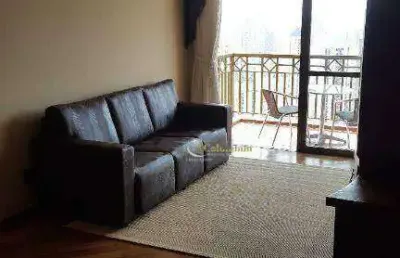 Apartamento com 3 dormitórios para alugar, 100 m² por r$ 5.970,00/mês - vila bastos - santo andré/sp