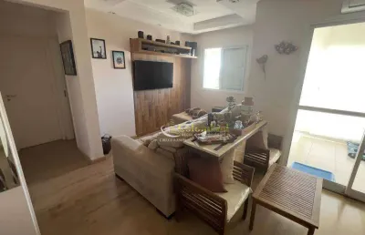 Apartamento com 3 dormitórios à venda, 77 m² - campestre - santo andré/sp
