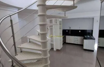 Cobertura com 2 dormitórios à venda, 83 m² por r$ 539.000,00 - casa branca - santo andré/sp