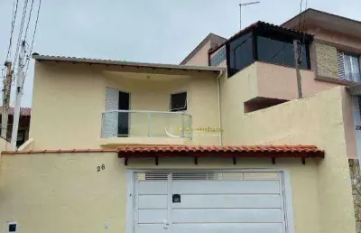 Sobrado com 3 dormitórios à venda, 193 m² por r$ 730.000,00 - vila helena - santo andré/sp