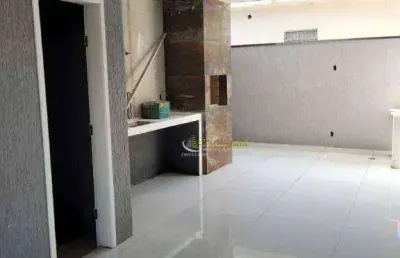 Sobrado novo com 2 dormitórios à venda, 110 m² por r$ 750.000 - jardim santo alberto - santo andré/sp