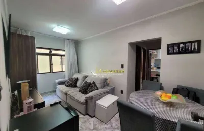 Apartamento com 1 dormitório à venda, 48 m² - santa maria - são caetano do sul/sp