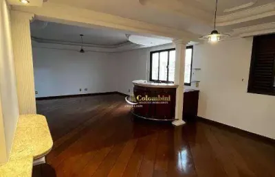 Apartamento com 3 dormitórios para alugar, 157 m² - santo antônio - são caetano do sul/sp