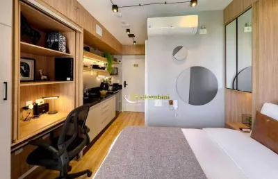 Studio com 1 dormitório à venda, 21 m² - moema - são paulo/sp