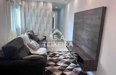 Apartamento à venda no bairro vila scarpelli em santo andré/sp