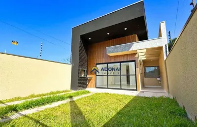 Casa com 3 dormitórios à venda, 69 m² por r$ 465.000,00 - eliana - guaratuba/pr