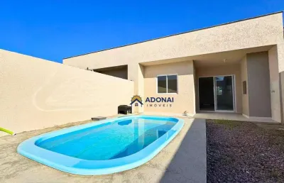 Casa com 2 dormitórios à venda, 62 m² por r$ 400.000,00 - coroados - guaratuba/pr