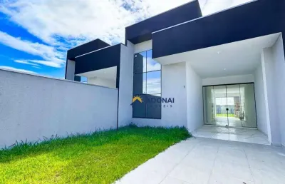 Casa nova com 3 dormitórios à venda, 103 m² por r$ 490.000 - eliana - guaratuba/pr