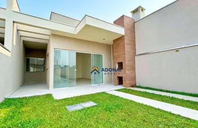 Casa com 3 dormitórios à venda, 83 m² por r$ 390.000,00 - eliana - guaratuba/pr