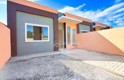 Casa com 2 dormitórios à venda, 60 m² por r$ 259.000,00 - coroados - guaratuba/pr
