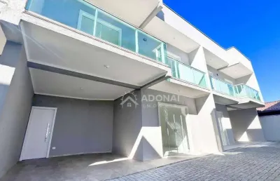 Sobrado com piscina, 3 dormitórios à venda, 138 m² por r$ 520.000 - piçarras - guaratuba/pr