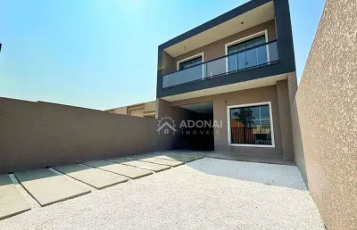 Sobrado com 3 dormitórios à venda, 132 m² por r$ 649.000,00 - eliana - guaratuba/pr
