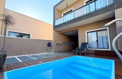 Sobrado com 3 dormitórios à venda, 132 m² por r$ 800.000,00 - eliana - guaratuba/pr