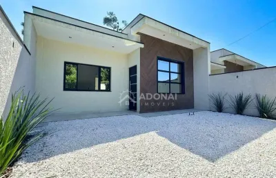 Casa com 2 dormitórios à venda, 73 m² por r$ 395.000,00 - brejatuba - guaratuba/pr