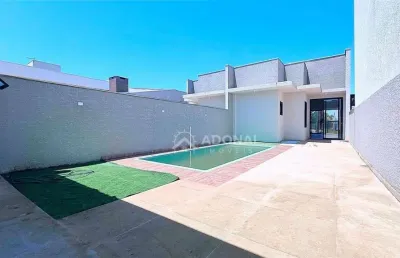 Casa nova! apenas 03 quadras do mar!!com 3 dormitórios à venda, 100 m² por r$ 650.000 - eliana - guaratuba/pr