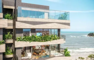 Apartamento com vista para o mar, 3 suítes, à venda por r$ 3.570.000 - centro - guaratuba/pr