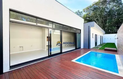 Casa a 3 quadras do mar, 3 dormitórios à venda, 133 m² por r$ 1.290.000 - brejatuba - guaratuba/pr