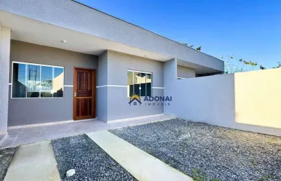 Casa com 2 dormitórios à venda, 54 m² por r$ 270.000,00 - nereidas - guaratuba/pr