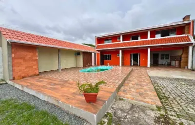 Sobrado com 6 dormitórios à venda, 249 m² por r$ 1.050.000,00 - brejatuba - guaratuba/pr