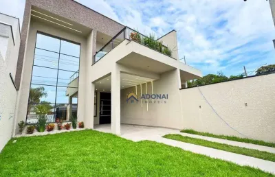 Sobrado com 4 dormitórios à venda, 200 m² por r$ 1.100.000,00 - brejatuba - guaratuba/pr