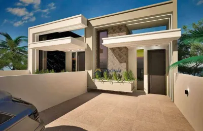 Casa nova com piscina, 3 dormitórios à venda, 125 m² por r$ 960.000 - brejatuba - guaratuba/pr