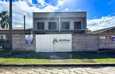 Sobrado novo de alto padrão de acabamento, com 4 dormitórios à venda, 153 m² por r$ 1.200.000 - centro - guaratuba/pr