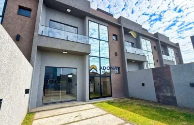 Sobrado com 3 dormitórios à venda, 100 m² por r$ 670.000,00 - brejatuba - guaratuba/pr
