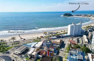 Apartamento a menos de 100 metros da praia central,  à venda por r$ 485.000 - centro - guaratuba/pr