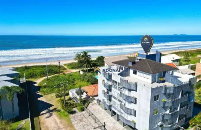 A poucos passos da areia! apartamento com vista para o mar,  à venda por r$ 550.000 - brejatuba - guaratuba/pr