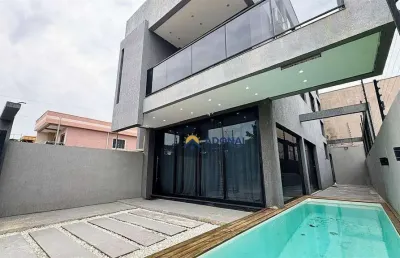 Sobrado com 3 dormitórios à venda, 200 m² por r$ 950.000,00 - brejatuba - guaratuba/pr