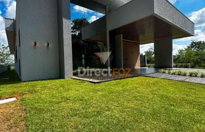 Casa em condomínio fechado com 4 quartos à venda na br-469, 6468, remanso grande, foz do iguaçu por r$ 2.800.000