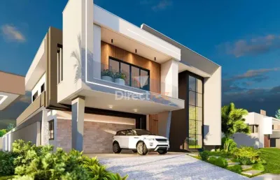 Casa em condomínio fechado com 5 quartos à venda na br-469, 6468, remanso grande, foz do iguaçu por r$ 2.700.000
