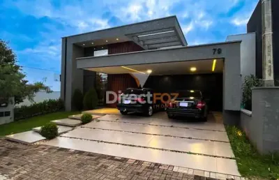 Casa em condomínio fechado com 4 quartos à venda na avenida garibaldi, 200, vila a, foz do iguaçu por r$ 1.700.000