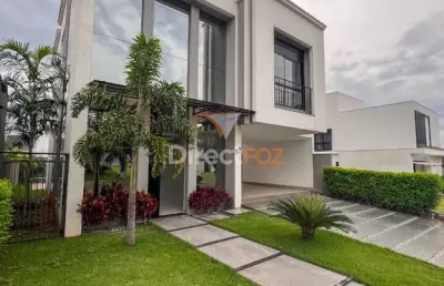 Casa em condomínio fechado com 4 quartos à venda na maceió, 1277, jardim das laranjeiras, foz do iguaçu por r$ 2.000.000