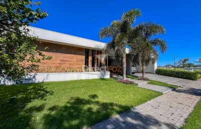 Casa em condomínio fechado com 3 quartos à venda na felipe wandscheer, 335, cognópolis, foz do iguaçu por r$ 4.000.000