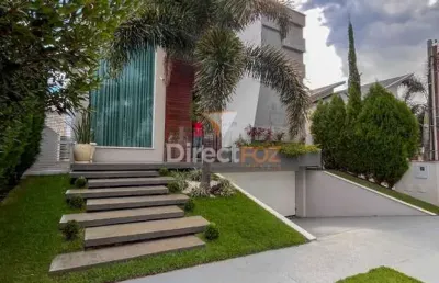 Casa em condomínio fechado com 5 quartos à venda na maceió, 1277, jardim das laranjeiras, foz do iguaçu por r$ 3.290.000