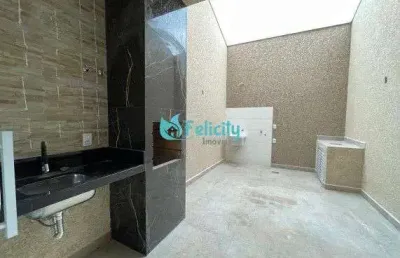 Sobrado novo com 3 dorms, 1 suíte, 2 vagas, 93m2 no jd. santo elias