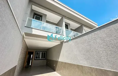 Sobrado novo com 4 dorms, 3 suítes, 2 vagas, 175m2 no pq. são domingos