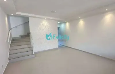 Sobrado novo com 3 dorms, 1 suíte, 2 vagas na vila zulmira