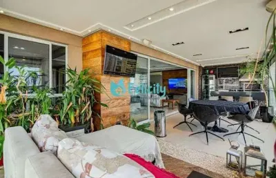 Apartamento com 4 dorms, 3 suítes,3 vagas, 206m2 na vila romana