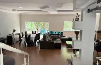 Sobrado com 4 suítes, 8 vagas, 500m2 no city américa