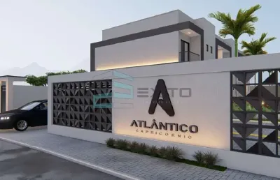 Casa em condomínio fechado com 2 quartos à venda na rua dez, 251, capricórnio ii, caraguatatuba, 75 m2 por r$ 495.247