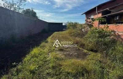 Terreno de 500m² no golfinhos, já murado e aterrado.