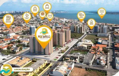 Apartamento à venda no marbello residence , coroa do meio , aracaju, se