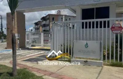 Apartamento à venda no acqua ville residence , olhos d'água , barra dos coqueiros, se