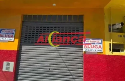 Salão para alugar, 40 m² - bairro - jardim bela vista - monte carmelo guarulhos/sp  r$ 1.700,00