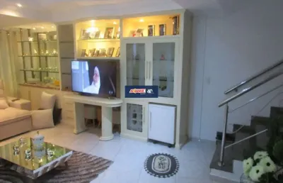 Sobrado para alugar,3 quartos,sendo 3 suítes e 3 vagas, 300m²,vila rosália-guarulhos por r$15.000,00