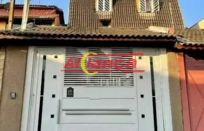 Sobrado individual com 4 quartos para alugar, 4 vagas - 257m² - macedo - guarulhos /sp por 7.000,00